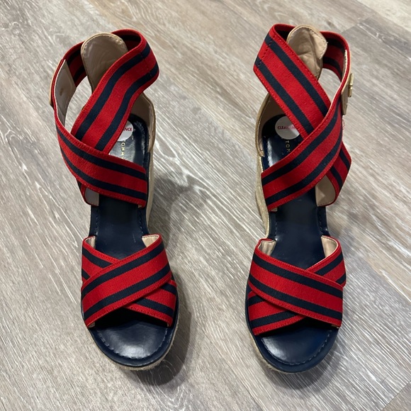 Tommy Hilfiger Theia Espadrille Wedge Sandals are a size 6 1/2. - Picture 1 of 7